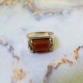 Carnelian ring in 9ct Gold