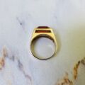 Carnelian ring in 9ct Gold