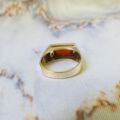 Carnelian ring in 9ct Gold