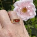 Carnelian ring in 9ct Gold