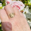 Sunray Signet Ring in 9ct Gold
