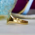 Sun Ray Signet Ring in 9ct Gold