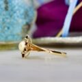 Pearl and Garnet Ring in 9ct Gold