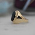 Statement Onyx Signet Ring in 9ct Gold