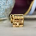 Vintage Cash Register Charm Pendant in 9ct Gold