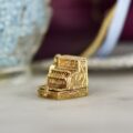 Vintage Cash Register Charm Pendant in 9ct Gold