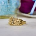 Buckle & Keeper Ring in 9ct Gold