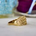 Buckle & Keeper Ring in 9ct Gold