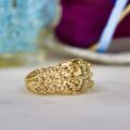 Buckle & Keeper Ring in 9ct Gold