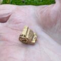 Vintage Cash Register Charm Pendant in 9ct Gold