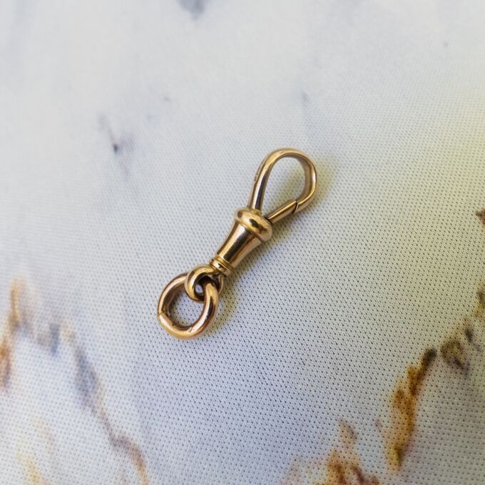 Antique Dog Clip in 9ct Rose Gold