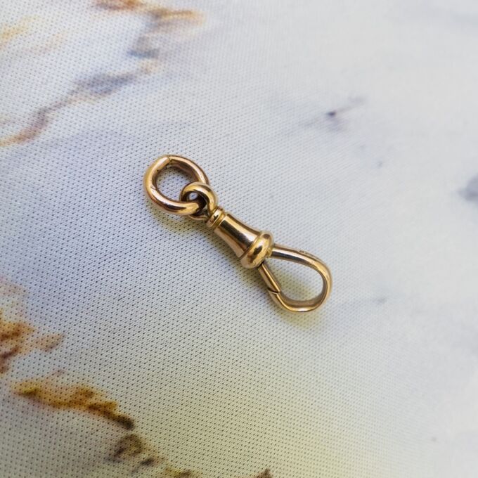 Antique Dog Clip in 9ct Rose Gold