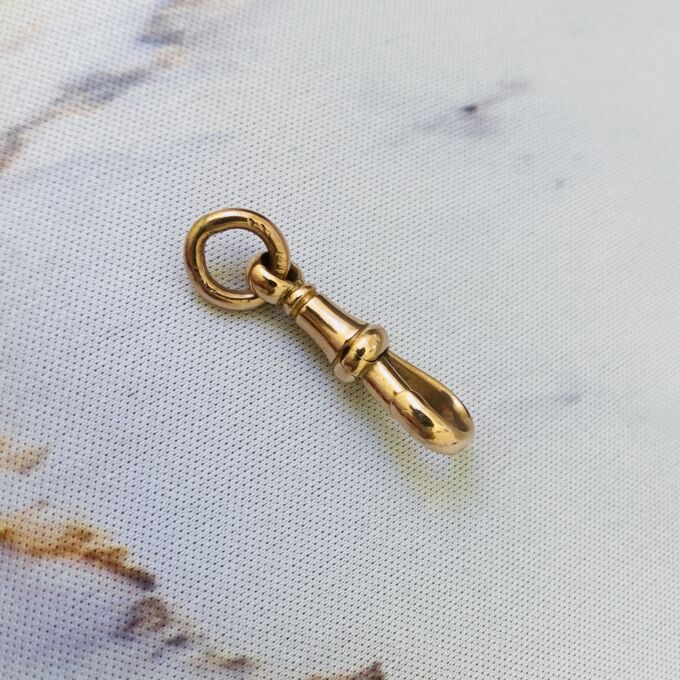 Antique Dog Clip in 9ct Rose Gold
