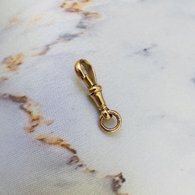 Antique Dog Clip in 9ct Rose Gold