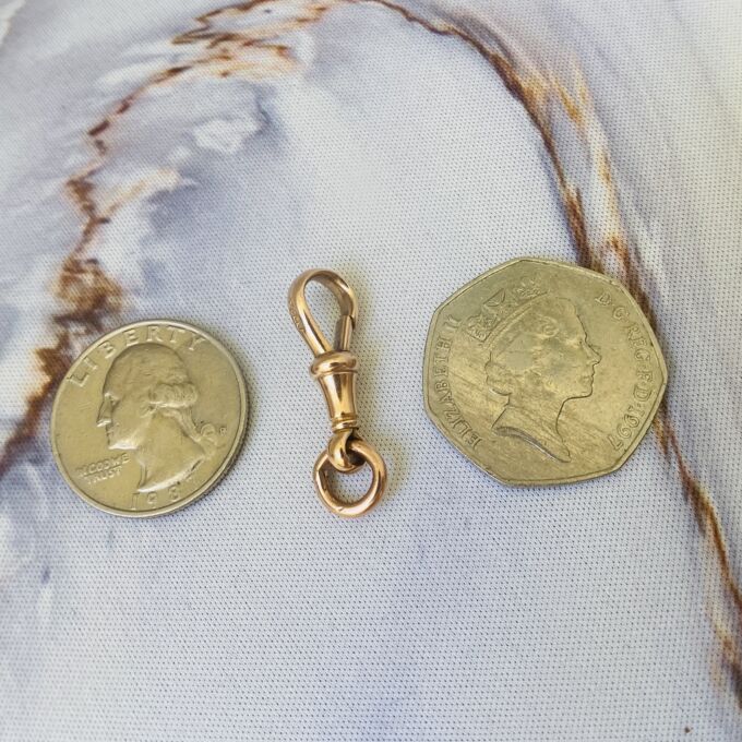 Antique Dog Clip in 9ct Rose Gold