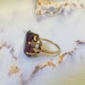 Huge Purple Dress Ring in 9ct Gold