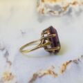 Huge Purple Dress Ring in 9ct Gold