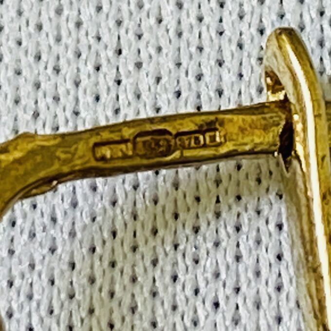 Glitter Ball Drop Earrings in 9ct Gold