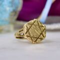 Six Point Star Ring in 9ct Gold