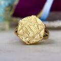Six Point Star Ring in 9ct Gold