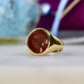 Reserved – Carnelian Centurion Signet Ring in 9ct Gold