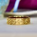 Celtic Knot Band Ring in 9ct Gold