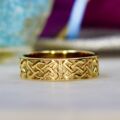 Celtic Knot Band Ring in 9ct Gold