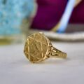 Six Point Star Ring in 9ct Gold