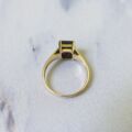 Garnet Solitaire Ring in 9ct Gold