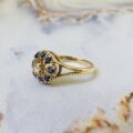 Sapphire Cluster Ring in 9ct Gold