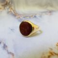 Reserved – Carnelian Centurion Signet Ring in 9ct Gold