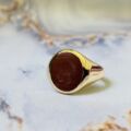 Reserved – Carnelian Centurion Signet Ring in 9ct Gold