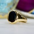 Onyx Signet Ring in 9ct Gold