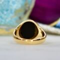 Onyx Signet Ring in 9ct Gold