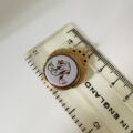 Engraved Antique Swivel Fob in 10ct Gold