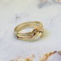 Four Piece Puzzle Ring in 9ct Gold
