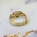 Four Piece Puzzle Ring in 9ct Gold