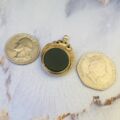 Engraved Antique Swivel Fob in 10ct Gold