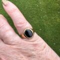 Onyx Signet Ring in 9ct Gold
