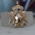 Antique Maltese cross Pendant in 9ct Gold
