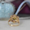 Citrine & Garnet Statement Ring in 9ct Gold