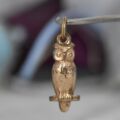 Owl Pendant in 9ct Gold