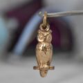 Owl Pendant in 9ct Gold