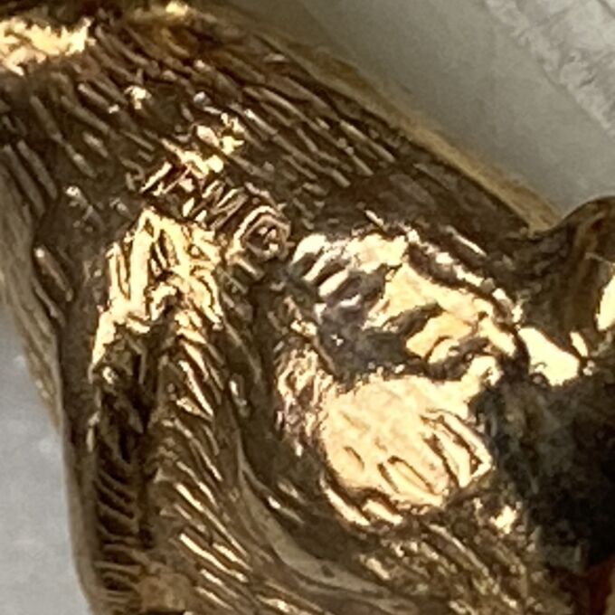 Rabbit Charm Pendant in 9ct Gold