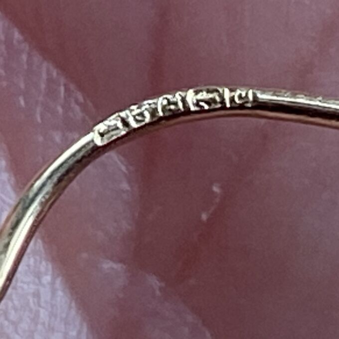 Textured Bamboo Hoop Earrings in 9ct Gold