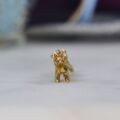 Running Fox Charm Pendant in 9ct Gold