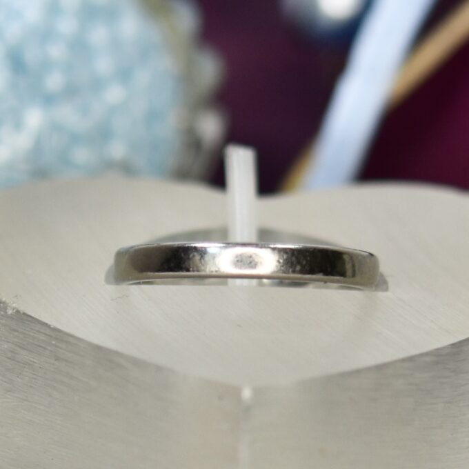 Simple Band Ring in Platinum