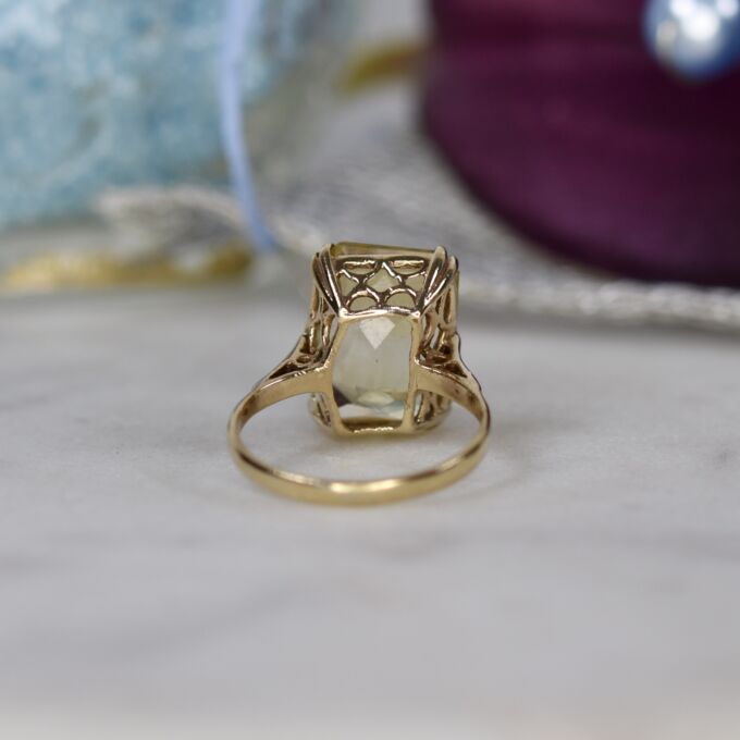 Citrine Ring in 9ct Gold