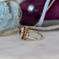 Pearl & Garnet Ring in 9ct Gold