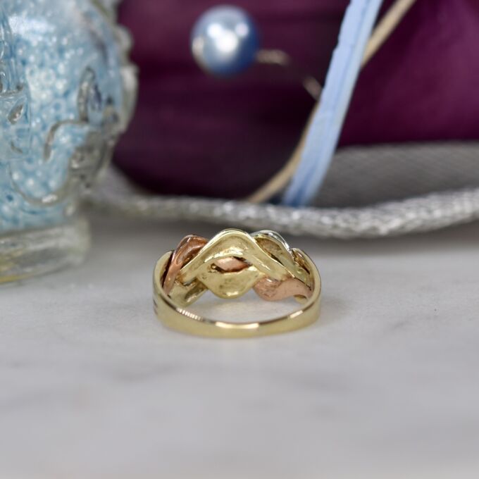 Puzzle Style Ring in 9ct Gold